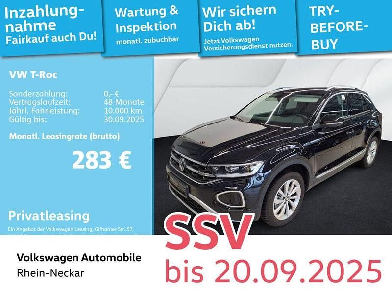 Deep black perleffekt Gebraucht 2025 VW T-Roc Style SUV | 28.491 € (Guter Preis) - Bild 1/2