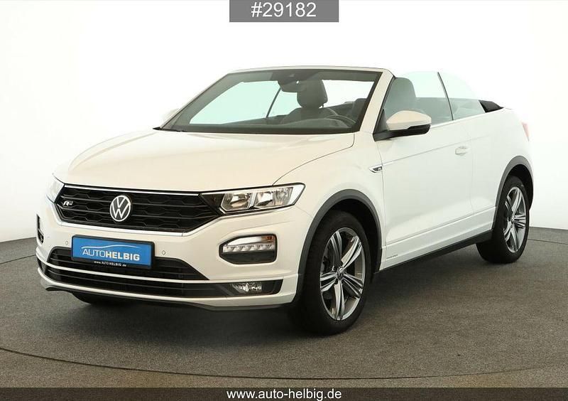 Weiß Gebraucht 2022 VW T-Roc Cabriolet R-line Cabrio | 24.990 € (Superpreis) - Bild 1/4