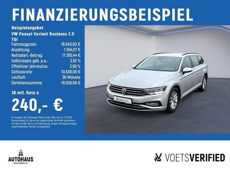 Gebraucht VW Passat Business 150 PS (110 kW) 2020 Silber Kombi