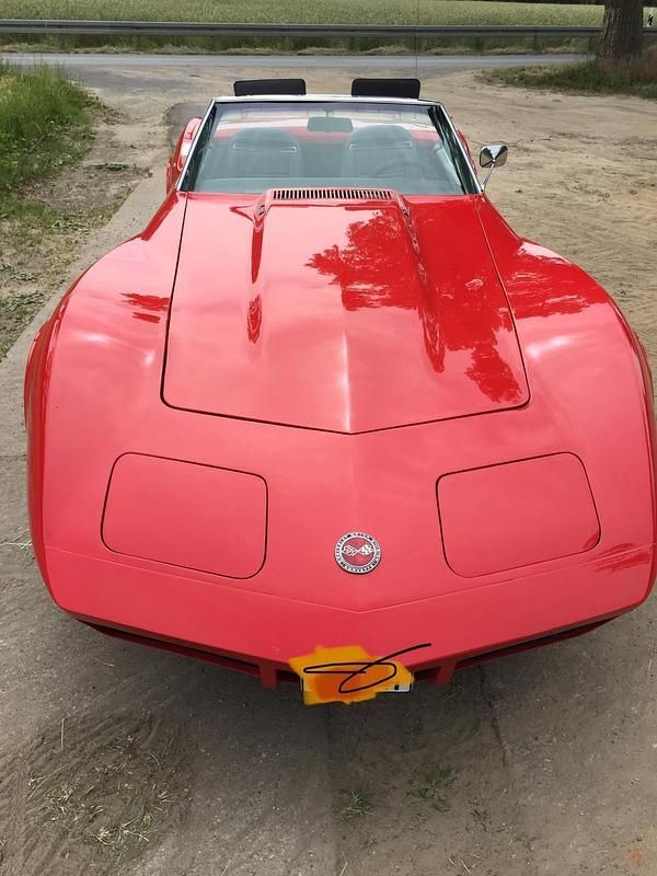 Rot Gebraucht 1973 Corvette Stingray Cabrio | 27.000 € - Bild 1/4