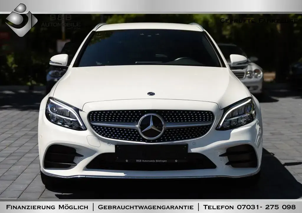 Gebraucht Mercedes C300e AMG line 211 PS (155 kW) 2019 Weiß Limousine