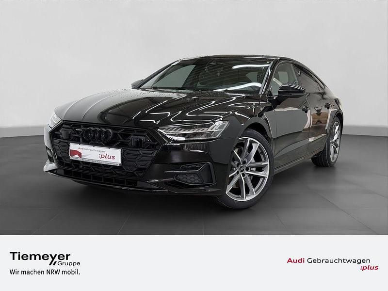 Mythosschwarz metallic Gebraucht 2024 Audi A7 Ambiente Kleinwagen | 57.790 € (Superpreis) - Bild 1/4