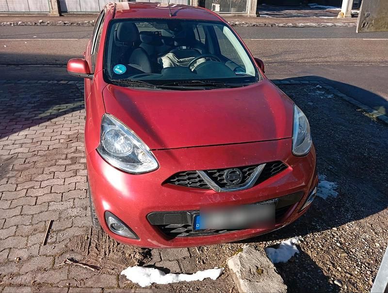 Gebraucht Nissan Micra 80 PS (58 kW) 2016 Rot Kleinwagen