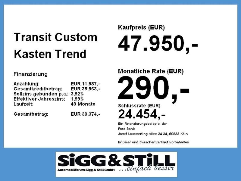 Neu Ford Transit Custom Trend 150 PS (110 kW) 2026 Frost weiß Van / Kleinbus