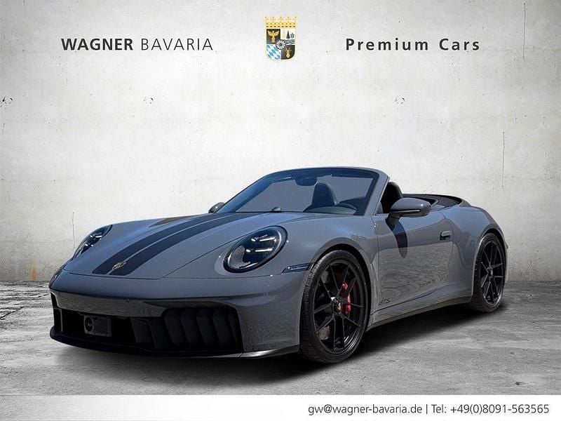 2m9v schiefergrau neo Neu 2025 Porsche 911 Carrera 4 GTS Cabrio | 208.800 € (Fairer Preis) - Bild 1/4