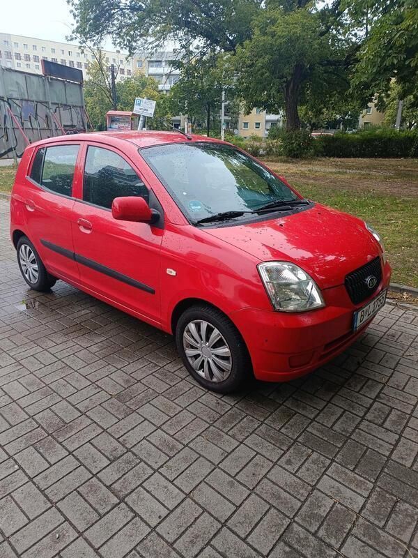 Rot Gebraucht 2005 Kia Picanto Kleinwagen | 500 € (Superpreis) - Bild 1/4