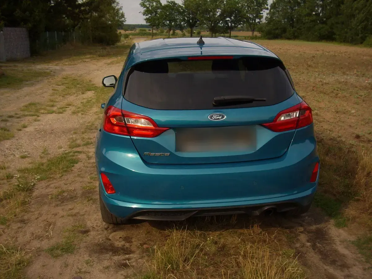 Gebraucht Ford Fiesta ST-Line 101 PS (74 kW) 2017 Blau Kleinwagen