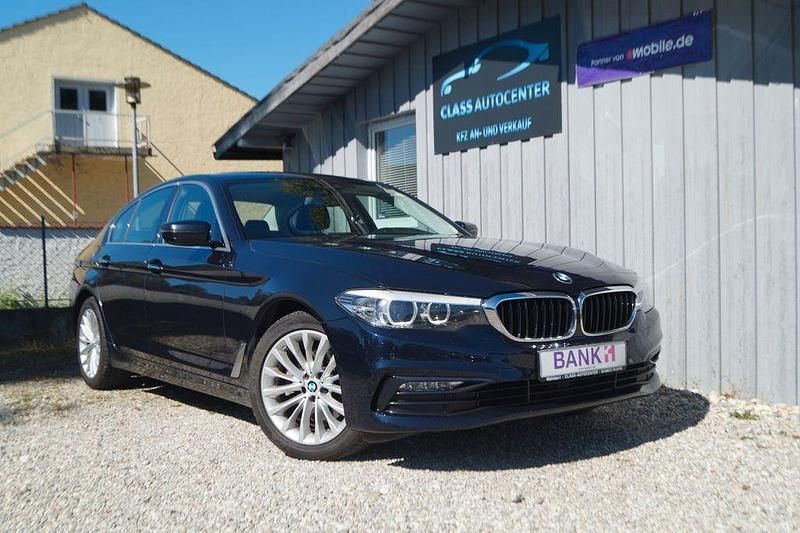 Imperialblau brillanteffekt me Gebraucht 2017 BMW 520 Sport Line Limousine | 18.500 € (Superpreis) - Bild 1/4