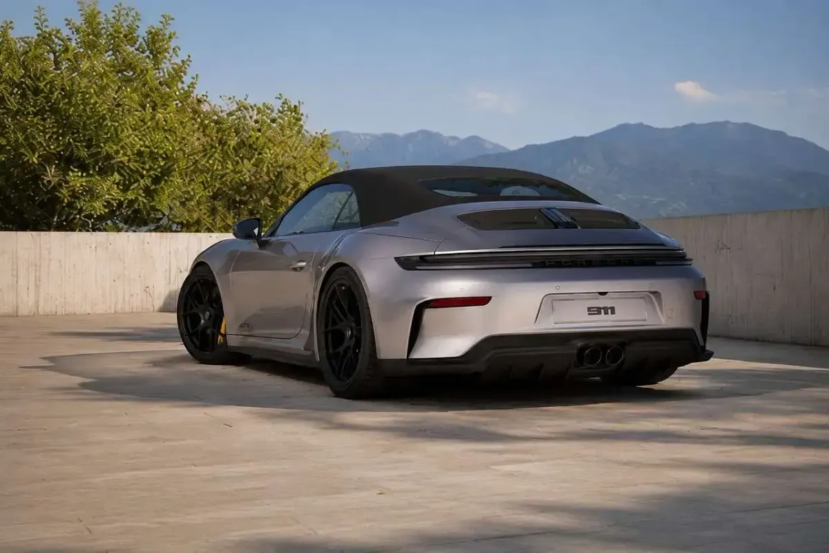 Neu Porsche 992 510 PS (375 kW) 2026 Silber Cabrio