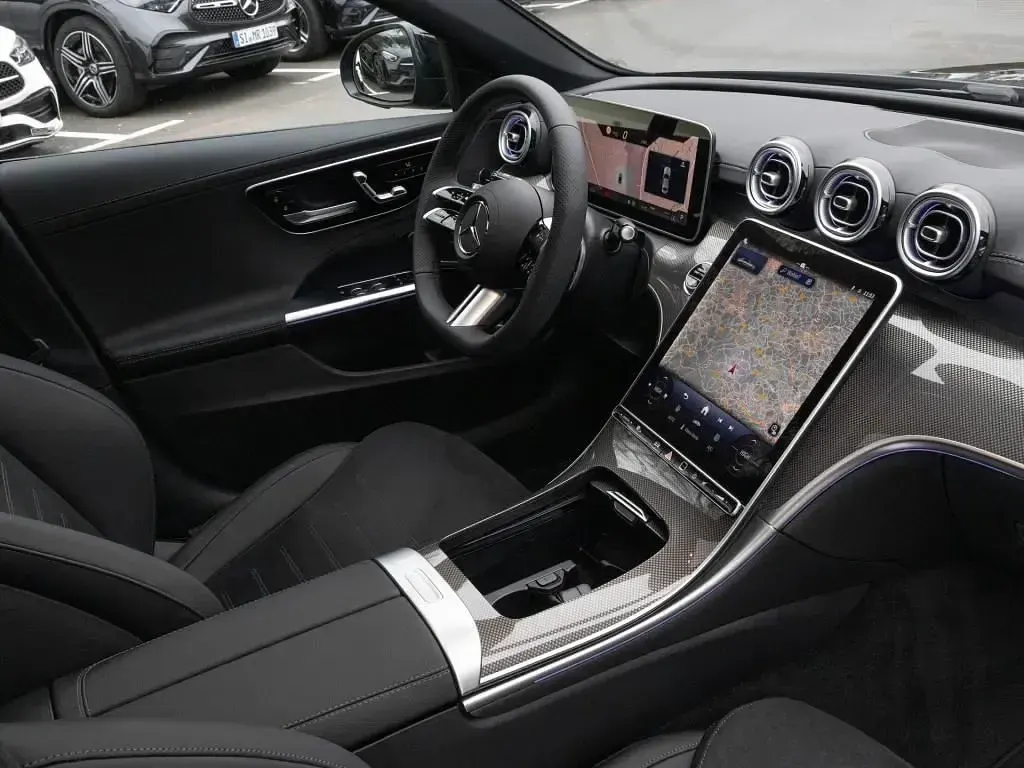 Gebraucht Mercedes C180 AMG 170 PS (125 kW) 2025 Schwarz metalliclack obsidianschwarz Limousine