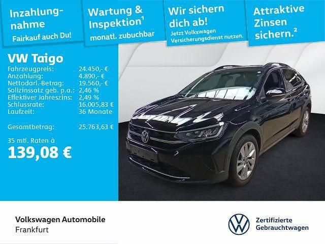Schwarz Gebraucht 2025 VW Taigo Goal SUV | 24.450 € (Fairer Preis) - Bild 1/4
