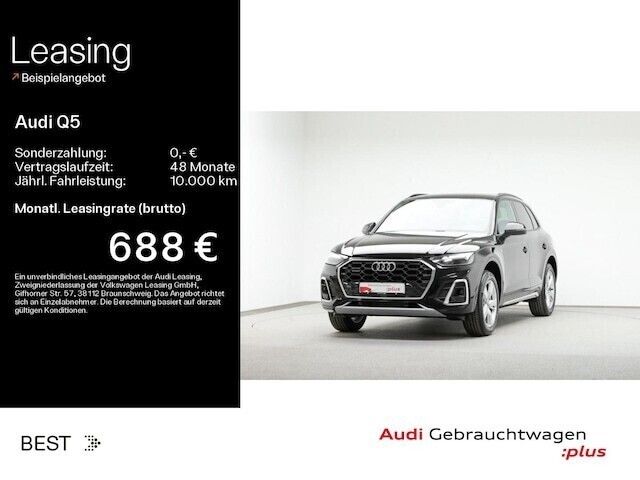 Schwarz Gebraucht 2022 Audi Q5 S-Line SUV | 38.888 € (Guter Preis) - Bild 1/4