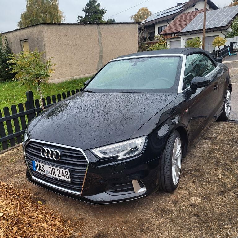 Schwarz Gebraucht 2017 Audi A3 Cabriolet Performance Cabrio | 22.150 € (Teuer) - Bild 1/4