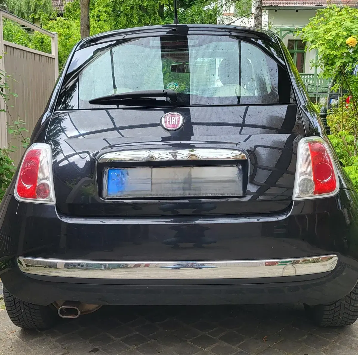 Gebraucht Fiat 500 Lounge 75 PS (55 kW) 2008 Schwarz Kleinwagen