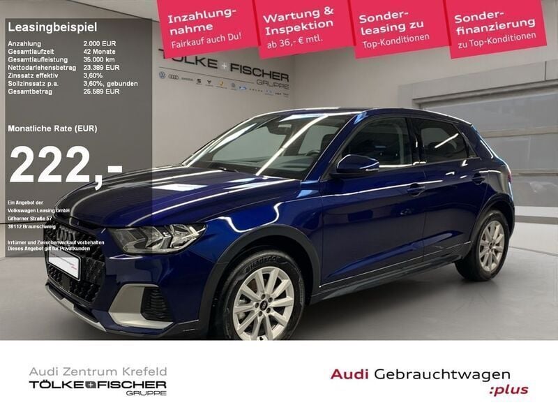 Navarablau (metallic) Gebraucht 2024 Audi A1 S-Line Kleinwagen | 23.989 € (Guter Preis) - Bild 1/4