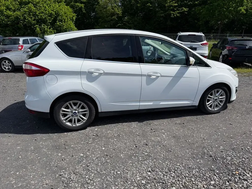 Gebraucht Ford C-MAX Titanium 125 PS (91 kW) 2013 Weiß Van / Kleinbus