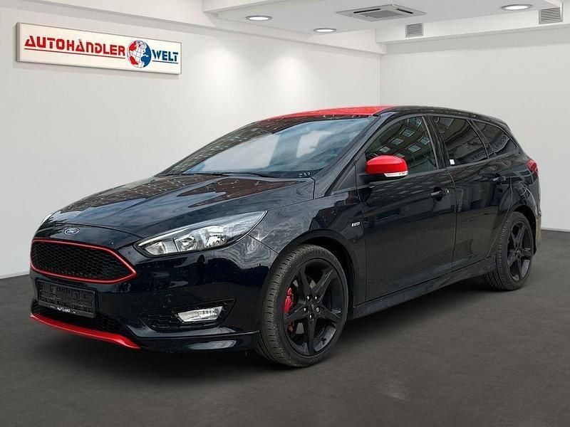 Schwarz Gebraucht 2017 Ford Focus ST-Line Kombi | 4.999 € (Superpreis) - Bild 1/3