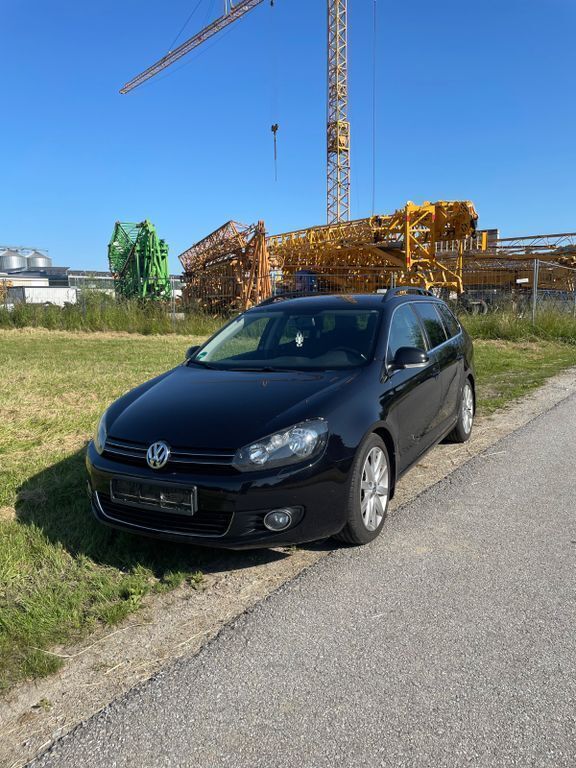 Schwarz Gebraucht 2012 VW Golf VII Highline Kombi | 6.990 € (Fairer Preis) - Bild 1/4