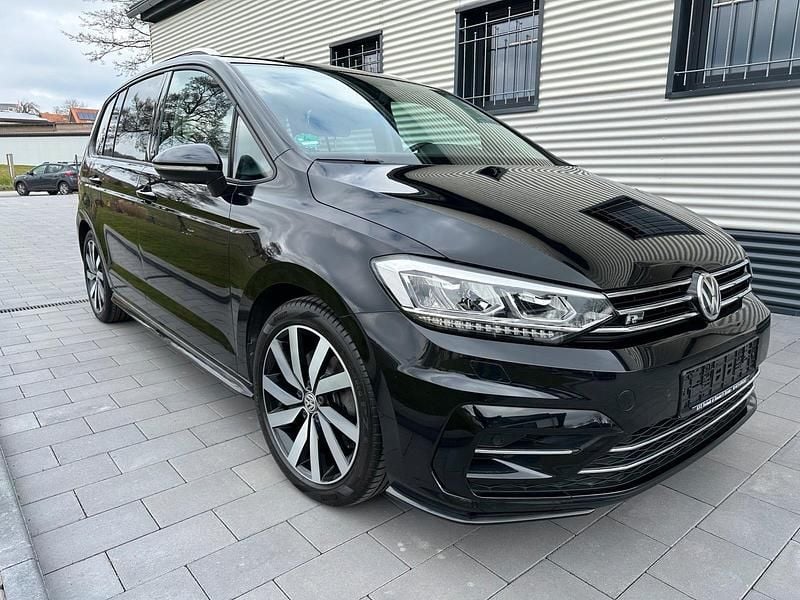Gebraucht VW Touran R-line 150 PS (110 kW) 2018 Schwarz Van / Kleinbus