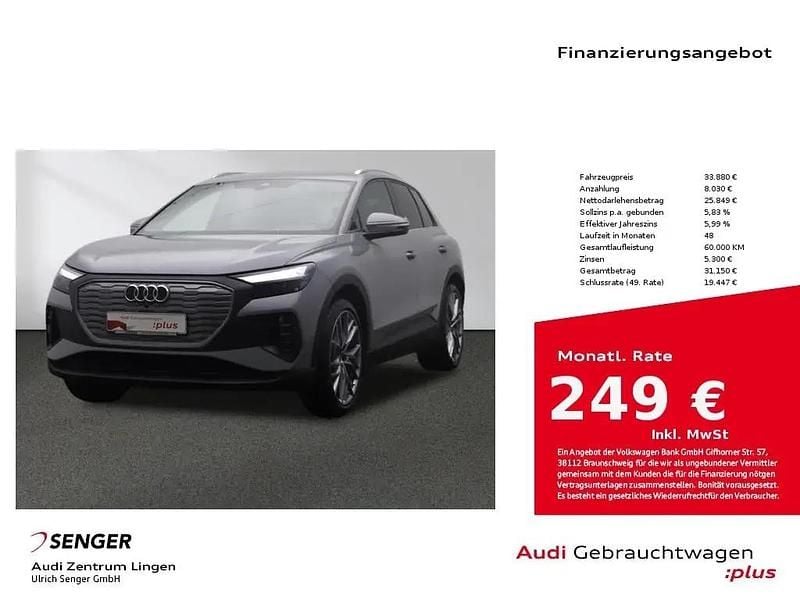 Grau Gebraucht 2022 Audi Q4 e-tron SUV | 33.880 € (Fairer Preis) - Bild 1/1
