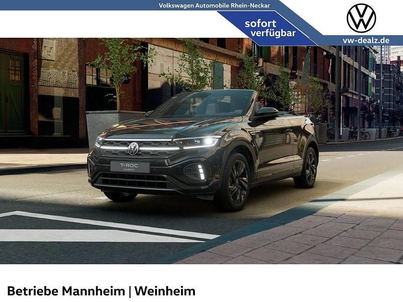 Schwarz Neu 2025 VW T-Roc Cabriolet R-line Cabrio | 41.379 € (Guter Preis) - Bild 1/4