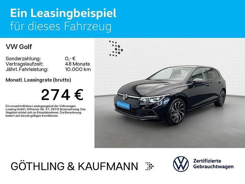 Gebraucht VW Golf VIII Move 131 PS (96 kW) 2023 Deep black perleffekt Limousine