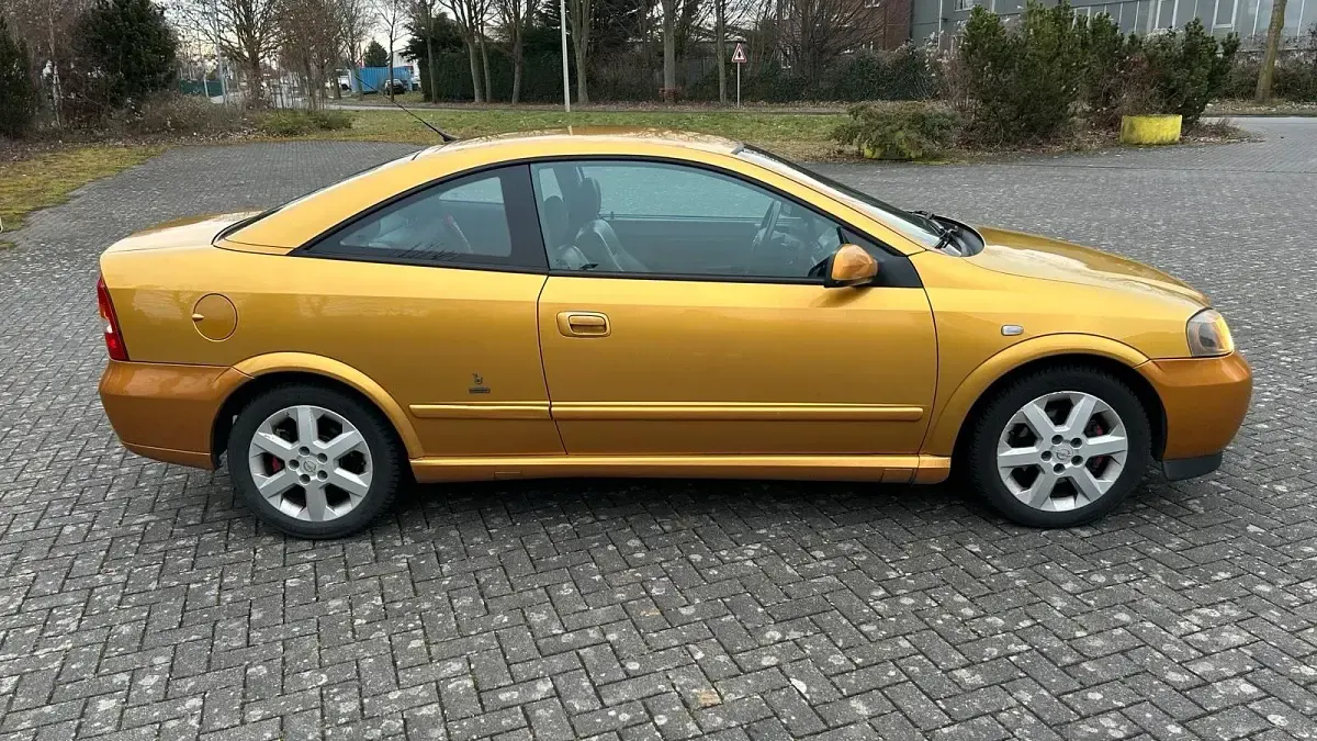 Brugt Opel Astra 118 HK (86 kW) 2000 Guld Coupe