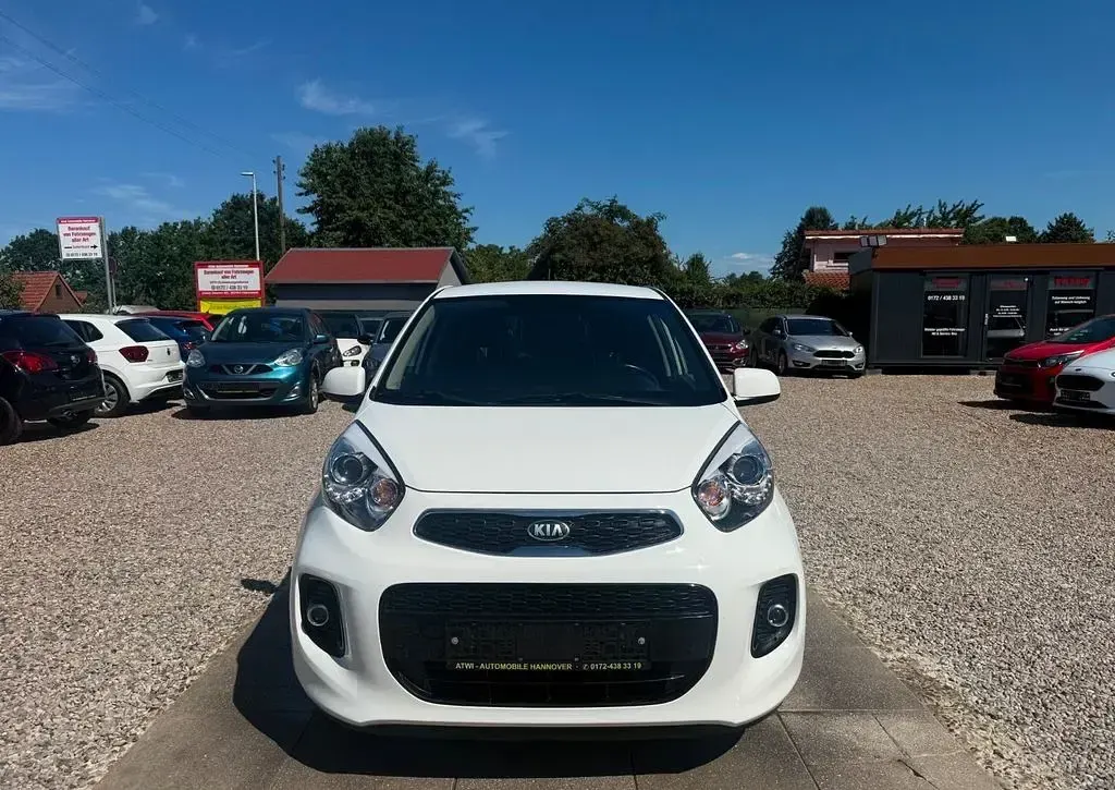 Gebraucht Kia Picanto Spirit 86 PS (63 kW) 2016 (ud) clear white Kleinwagen