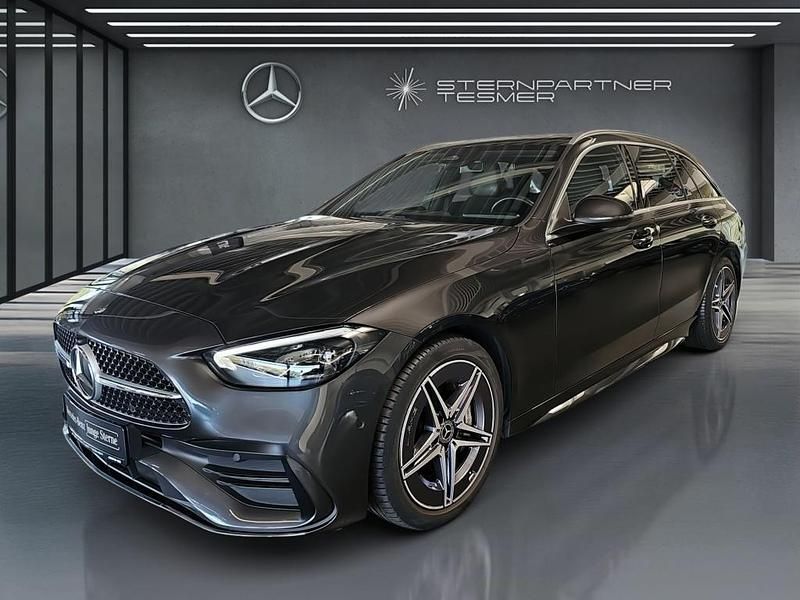 Grau Gebraucht 2022 Mercedes C300 AMG Limousine | 38.500 € (Fairer Preis) - Bild 1/3