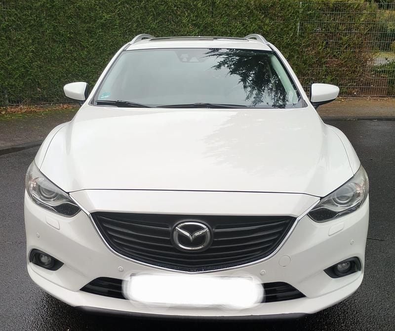 Weiß Gebraucht 2014 Mazda 6 Sports-Line Kombi | 6.950 € (Superpreis) - Bild 1/4