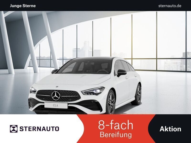 Weiß Gebraucht 2024 Mercedes CLA180 Shooting Brake AMG line Kombi | 36.480 € (Teuer) - Bild 1/4