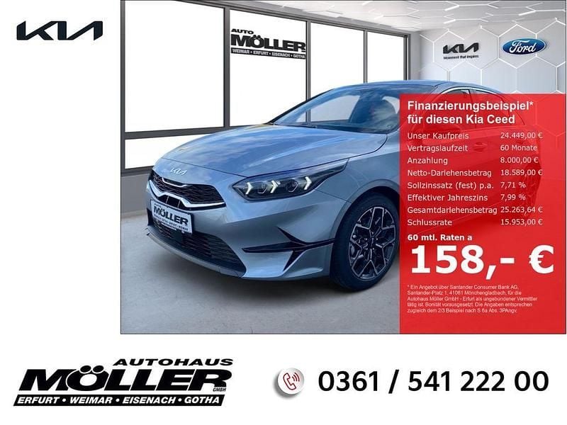 Lunarsilber metallic Neu 2025 Kia Ceed Limousine | 24.449 € (Fairer Preis) - Bild 1/4
