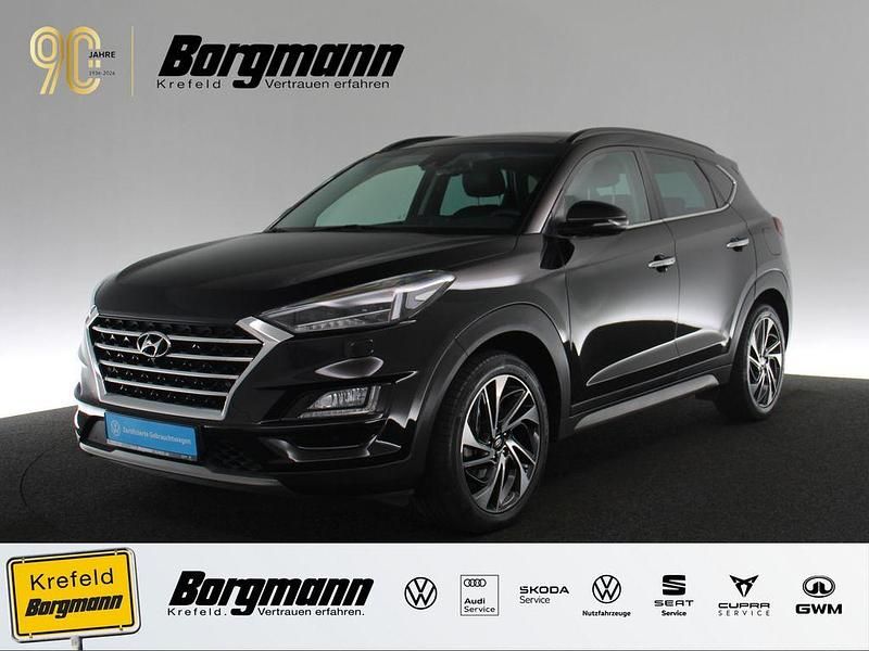 Phantom black / mic (metallic) Gebraucht 2020 Hyundai Tucson Premium SUV | 25.993 € (Etwas zu teuer) - Bild 1/4