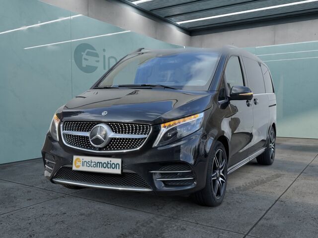 Schwarz Gebraucht 2022 Mercedes V300 AMG line Van / Kleinbus | 66.250 € (Fairer Preis) - Bild 1/2