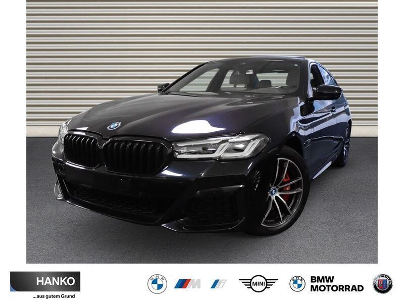 M carbonschwarz metallic Gebraucht 2022 BMW 530e Efficient Dynamics Limousine | 45.900 € - Bild 1/4