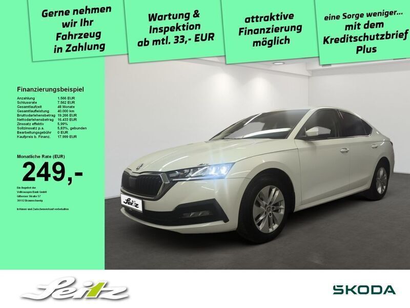 Weiß Gebraucht 2020 Skoda Octavia Ambition Limousine | 17.999 € (Fairer Preis) - Bild 1/3