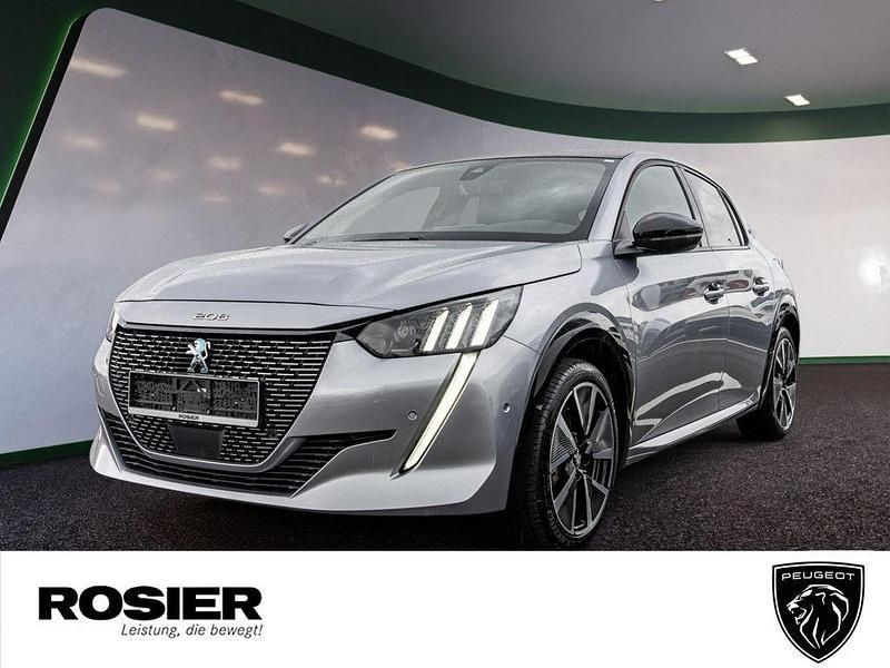 Grau Gebraucht 2021 Peugeot e-208 GT Kleinwagen | 17.879 € (Fairer Preis) - Bild 1/4