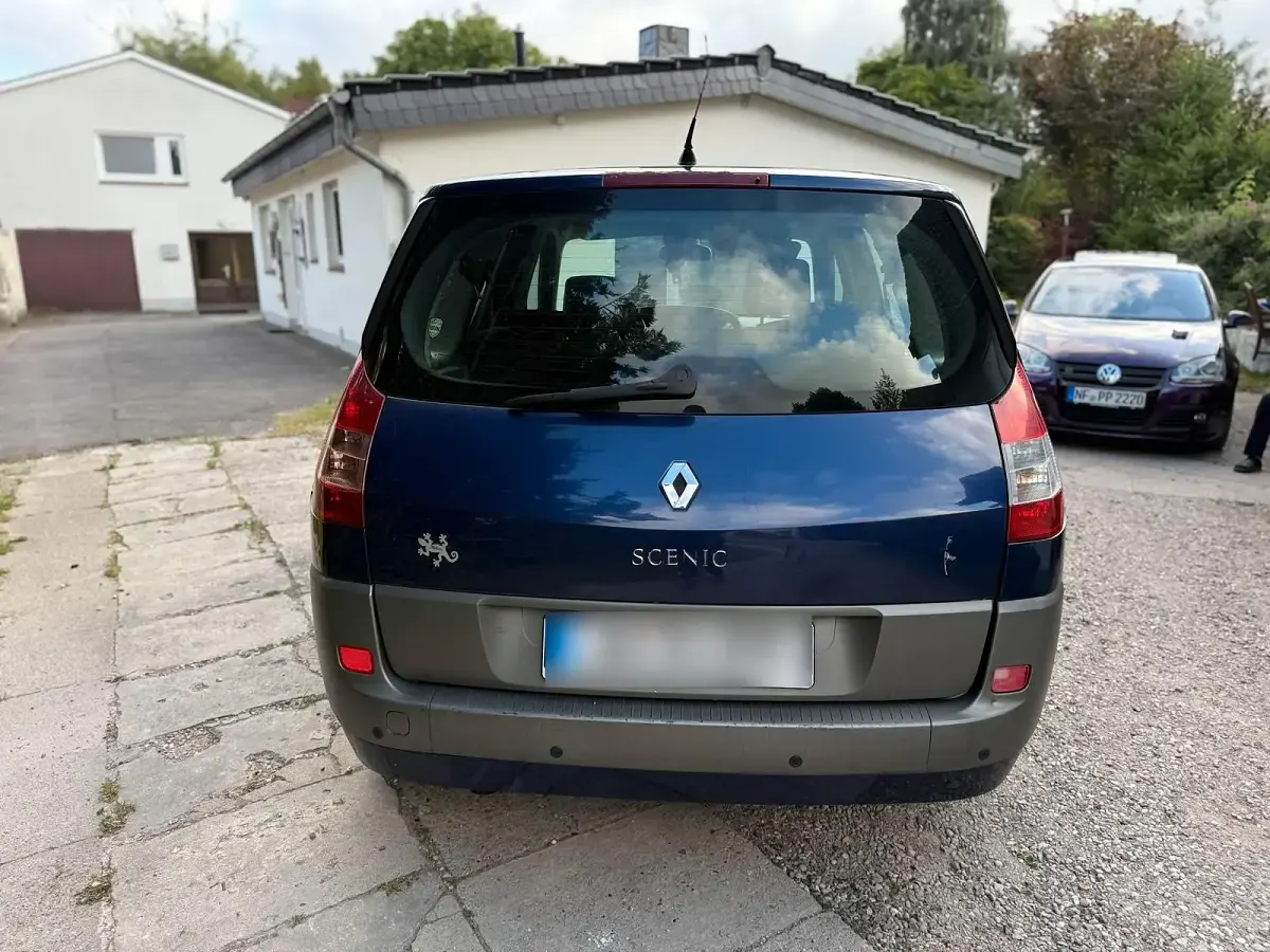 Gebraucht Renault Scénic II 120 PS (88 kW) 2006 Blau Van / Kleinbus