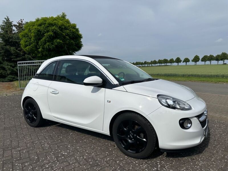 Weiß Gebraucht 2018 Opel Adam Open Air Kleinwagen | 9.850 € (Fairer Preis) - Bild 1/4