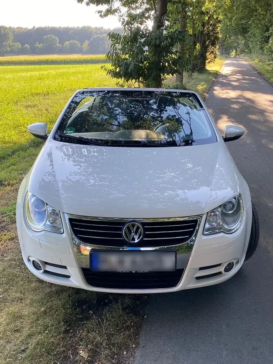 Usata VW Eos Edition 160 CV (117 kW) 2010 Bianco Cabrio