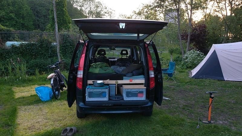 Gebraucht Mercedes Vaneo 100 PS (73 kW) 2002 Schwarz Van / Kleinbus