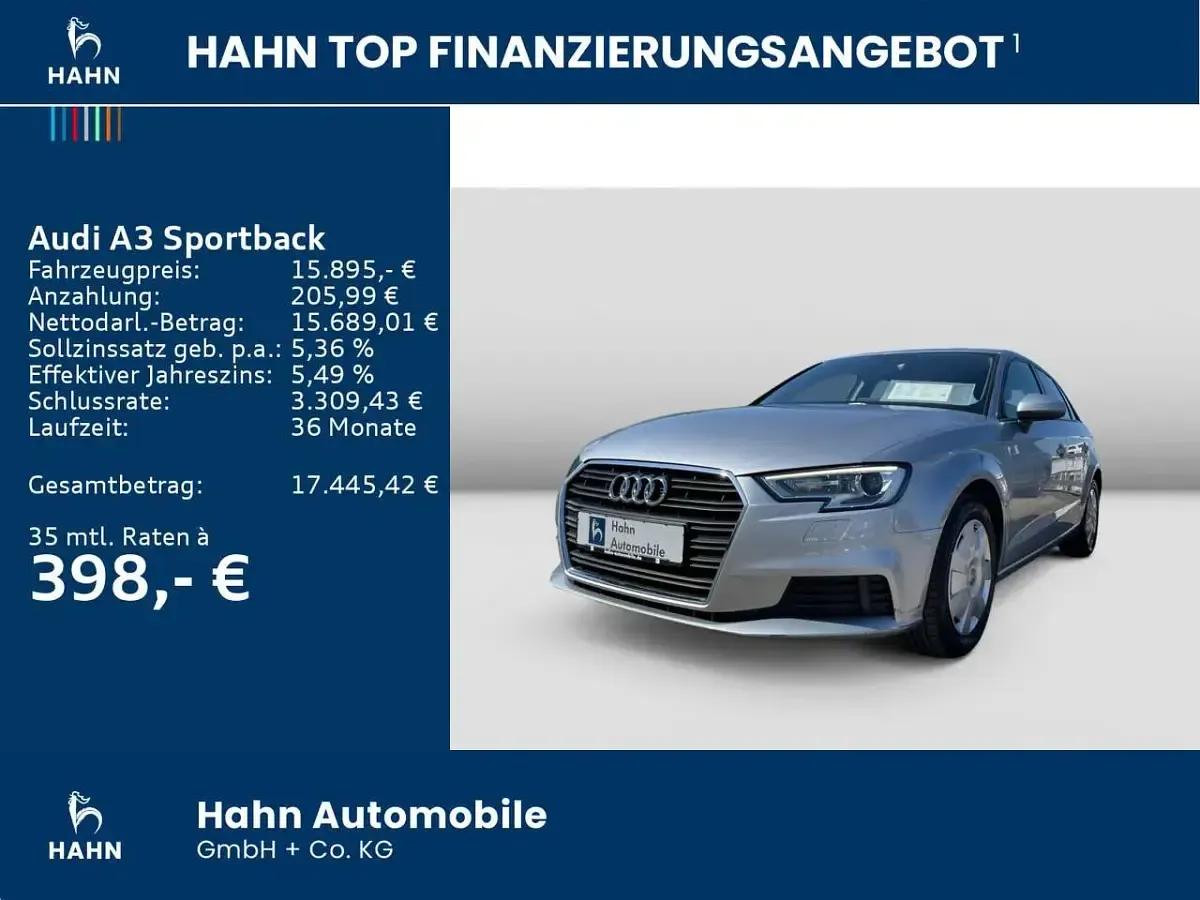 Gebraucht Audi A3 150 PS (110 kW) 2019 Florettsilber metallic Limousine
