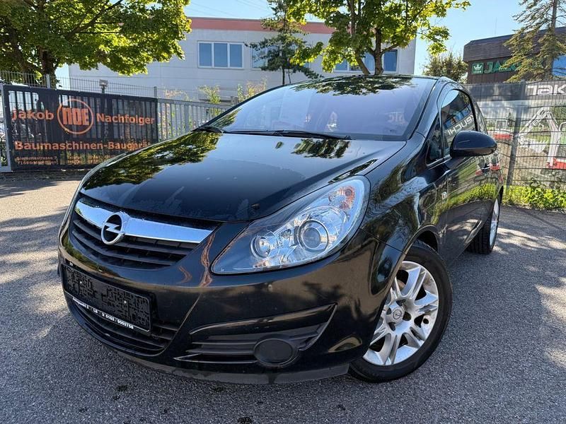Schwarz Gebraucht 2008 Opel Corsa Kleinwagen | 2.490 € (Guter Preis) - Bild 1/4