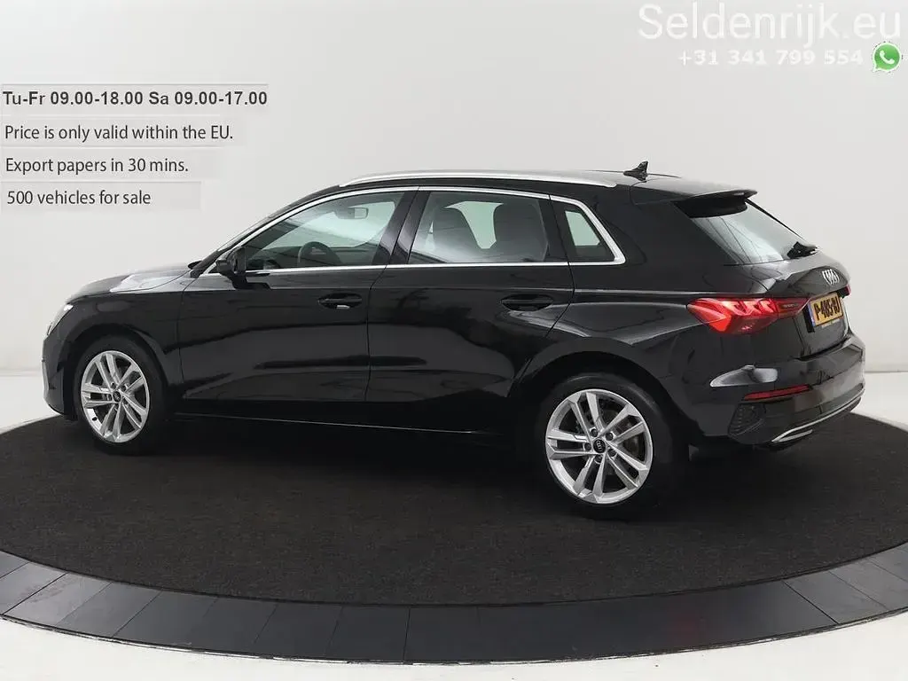 Gebraucht Audi A3 Advanced 110 PS (80 kW) 2022 Schwarz Limousine