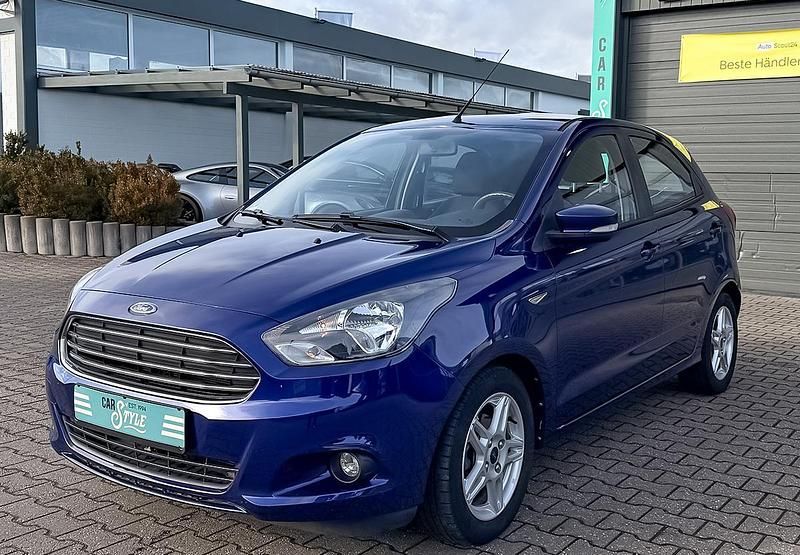Gebraucht Ford Ka Plus Cool & Sound Edition 86 PS (63 kW) 2016 Blau metallic Kleinwagen