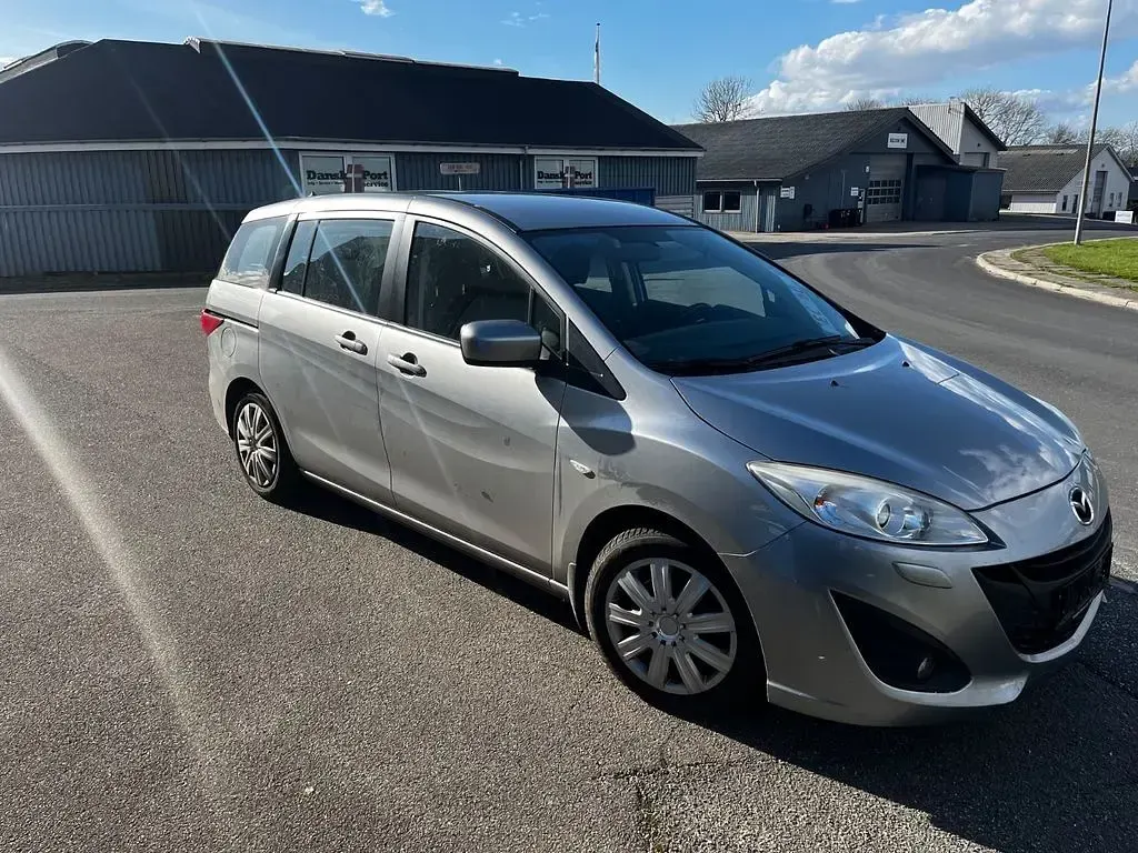 Gebraucht Mazda 5 Prime-Line 116 PS (85 kW) 2012 Grau Van / Kleinbus