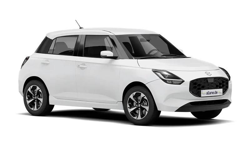 Pure white pearl metallic / mineral gray metallic (weiss) Neu 2025 Suzuki Swift Comfort Limousine | 24.420 € - Bild 1/4