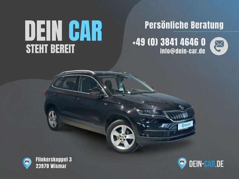 Schwarz Gebraucht 2019 Skoda Karoq Soleil SUV | 20.990 € (Etwas zu teuer) - Bild 1/4