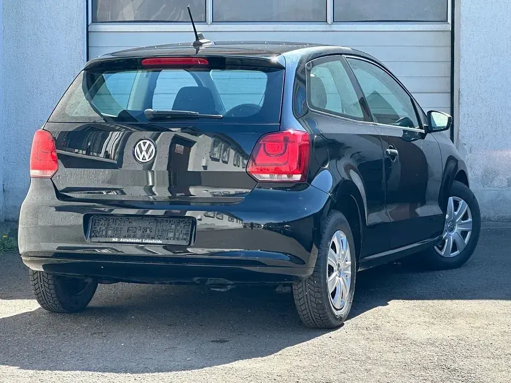 Gebraucht VW Polo Trendline 60 PS (44 kW) 2011 Schwarz Kleinwagen
