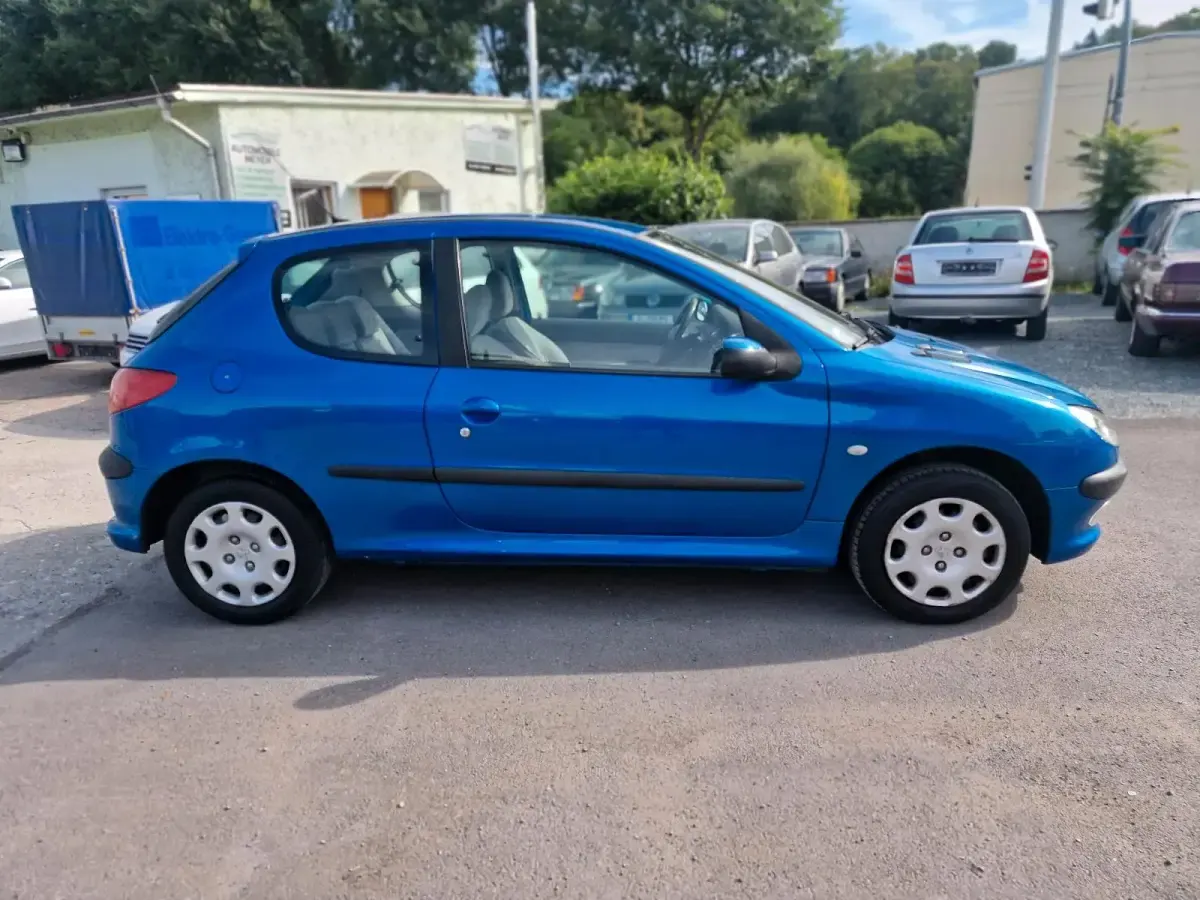 Gebraucht Peugeot 206 75 PS (55 kW) 2004 Blau Kleinwagen